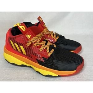 Adidas Dame 8 Mr. Incredibles Basketball Shoes Mens 6.5 Disney Pixar Red Yellow